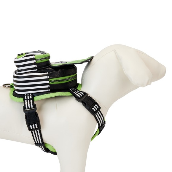 Loungefly Beetlejuice Cosplay Mini Backpack Size Medium Dog Harness - Picture 8 of 9
